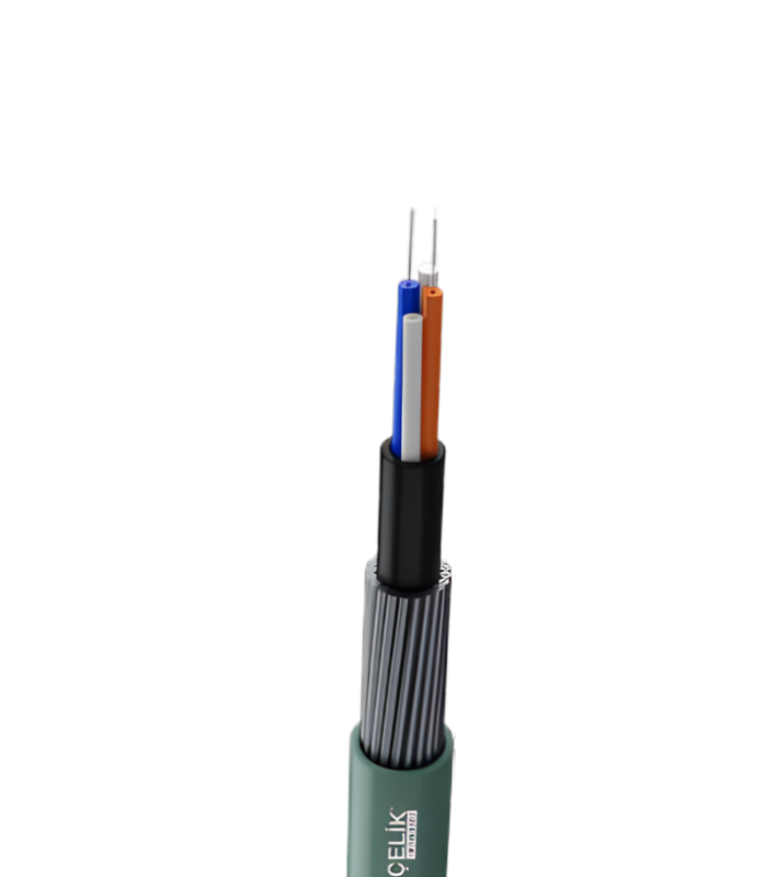 Steel Wire Armored Fiber Optic Cable